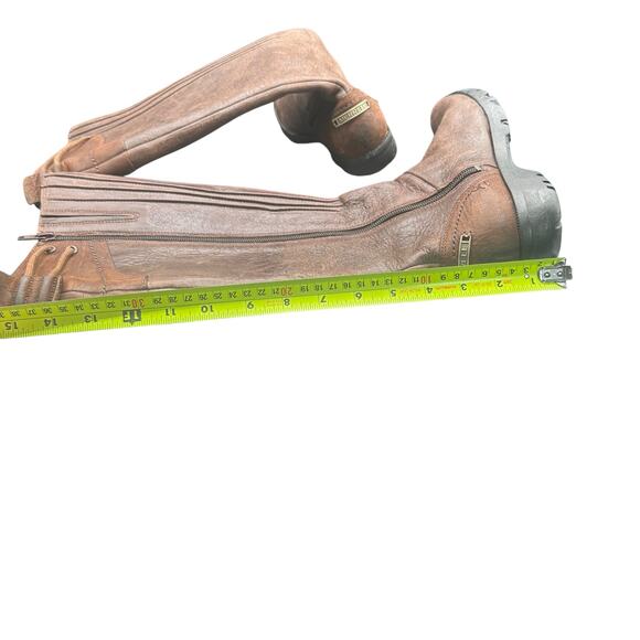 Merrell Vera Peak Espresso Leather Riding Boots Women’s 7 Brown Tall Zip - Picture 13 of 14